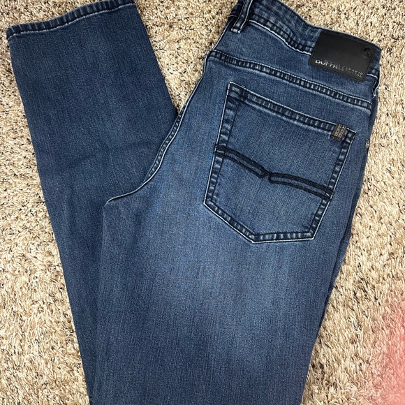 Buffalo David Bitton Dark Blue Slim Straight Jeans Size 34x32 - Picture 1 of 6